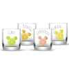 JoyJolt 10 oz. Disney Mickey Mouse Citrus Short Drinking Glass (Set of 4)  JDS10742 - The Home Depot