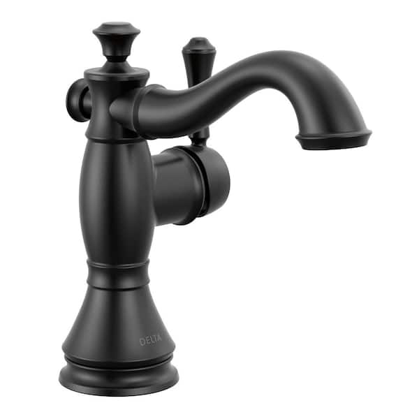 Cassidy Single Handle Single Hole Bathroom Sink Faucet in Matte Black