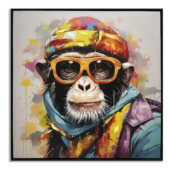 Classy Art 1 Piece Framed Graphic Print Animal Art Print 25 in. x