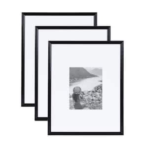 Adlynn 16 in. x 20 in. Black Picture Frame (Set of 3)