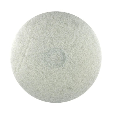 17 in. Non-Woven White Buffer Pad (5-Pack)