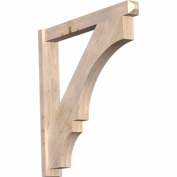 Ekena Millwork 6 in. x 42 in. x 42 in. Balboa Craftsman Smooth Douglas Fir Outlooker