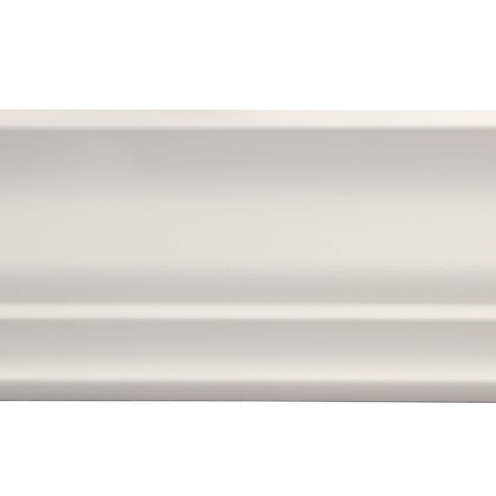 Primed White MDF Crown Moulding 96 in. Standard Profile