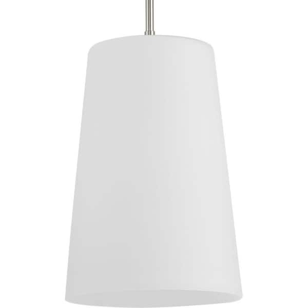Progress Lighting Arden 3-Light Brushed Nickel Transitional Drum Medium Hanging Pendant Light