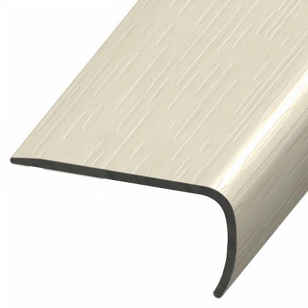 ASPEN FLOORING Obsidian 1 in. Thick x 2 in. Width x 94 in. Length Rigid Core Stair Nose Vinyl Molding