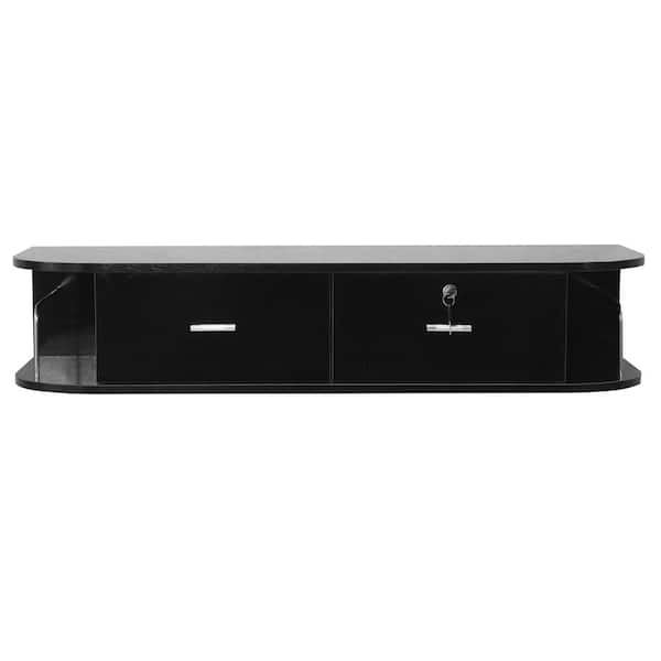 Karl home Wall Mount Black Salon Drawer Equipment Hair Styling Station