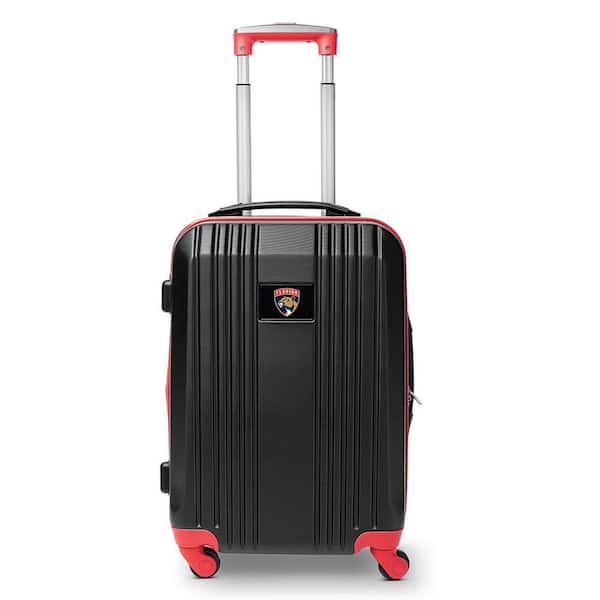 Denco NHL Florida Panthers 21 in. Red Hardcase 2-Tone Luggage Carry-On Spinner Suitcase