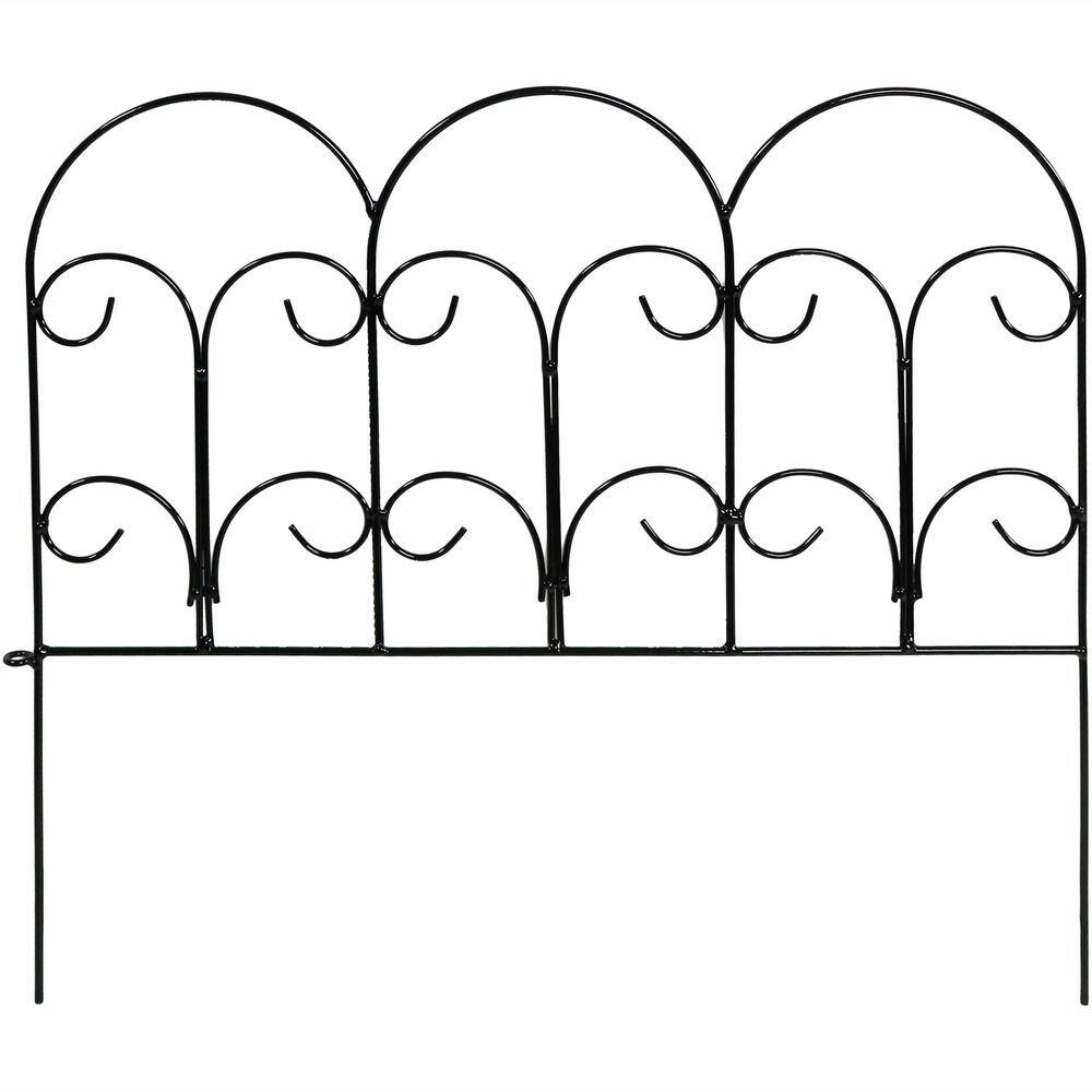 Sunnydaze Sunnydaze Victorian Border Fence Set - 60 Overall Feet - 40 ...