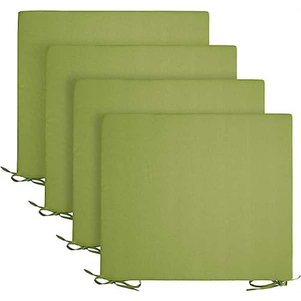 Unbranded Outdoor Chair Cushions for Patio Furniture - Square Corner Outdoor Chair Cushions, Throw Pillow (Set of 4)