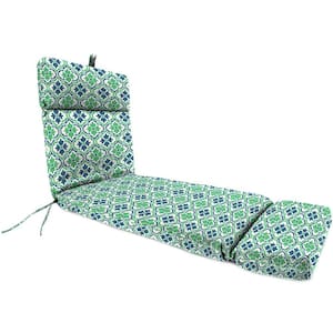 72 in. L x 22 in. W x 3.5 in. T Outdoor Chaise Lounge Cushion in Vesey Sea Mist