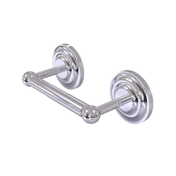 Allied Brass Que New Collection Double Post Toilet Paper Holder in Polished Chrome