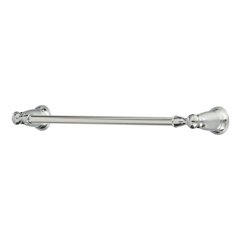 Banbury Chrome 18-Inch Wall Mounted Towel Bar