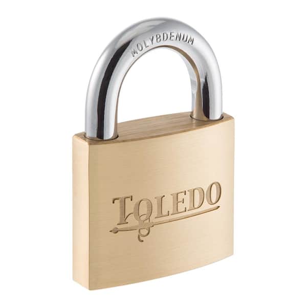 TOLEDO Maximum Security 60 mm Solid Brass Keyed Padlock