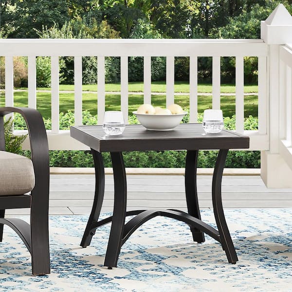 Chamber Square Aluminum Outdoor Side Table