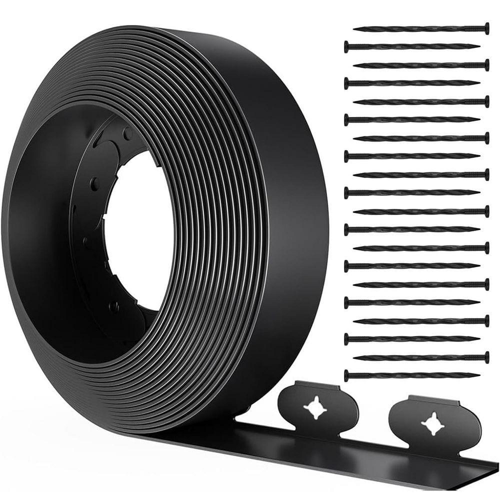 Tosulte 100 ft. L x 1.6 in. H Flexible, Cuttable, 90-Degree Capable, UV ...