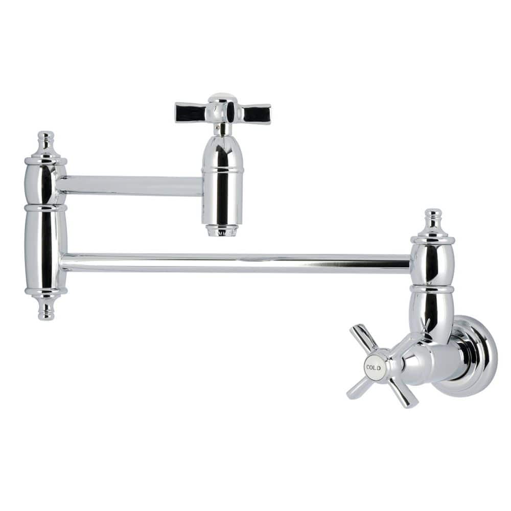 Millennium Wall Mount Pot Filler Faucet in Polished Chrome price history on PriceWatchPro