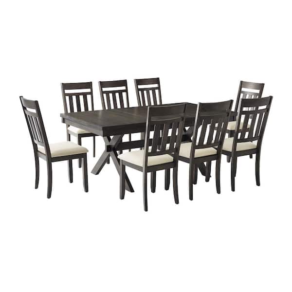 CROSLEY FURNITURE Hayden Slate Dining Set (9-Piece)