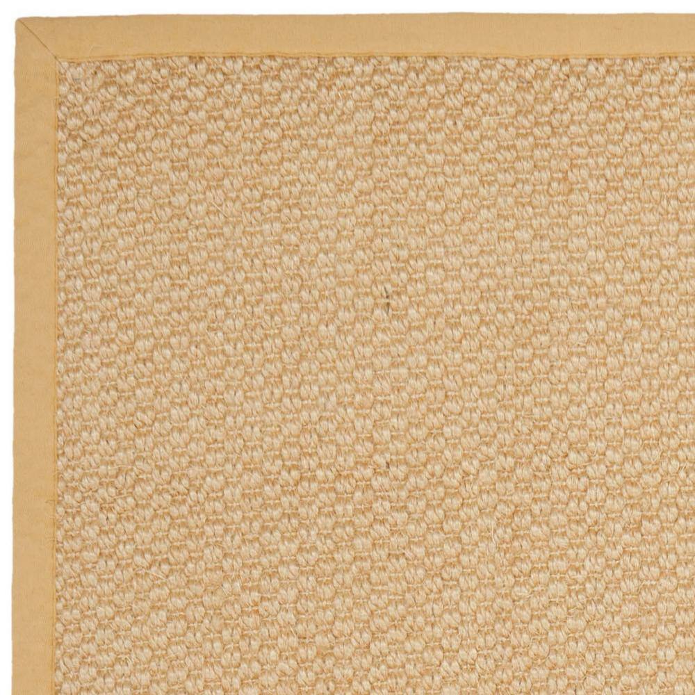 Maize Square Handmade Tufted Non-Slip Jute Area Rug, 4' x 6'