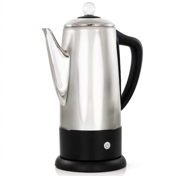 EC184 12 Cup Stainless Steel Coffee Percolator