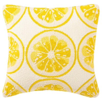 black and yellow outdoor pillows