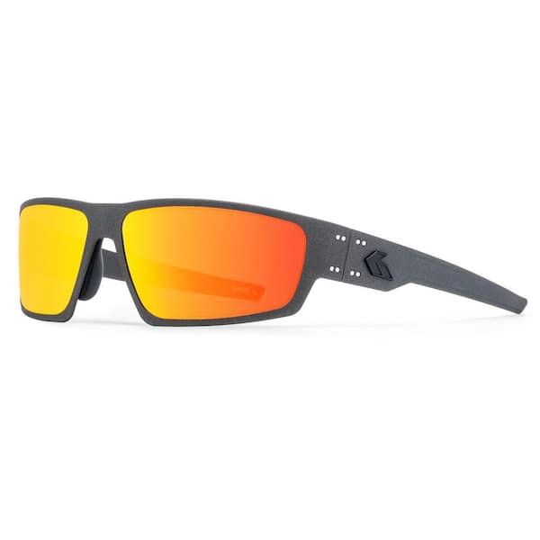 Warhawk Graphite Frame Digitally Optimized Polarized Sunburst Mirror Lenses