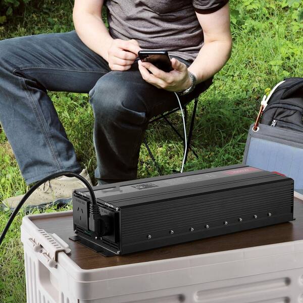 SKYSHALO Modified Sine Wave Inverter, 3000Watt DC 12-VOLT to AC