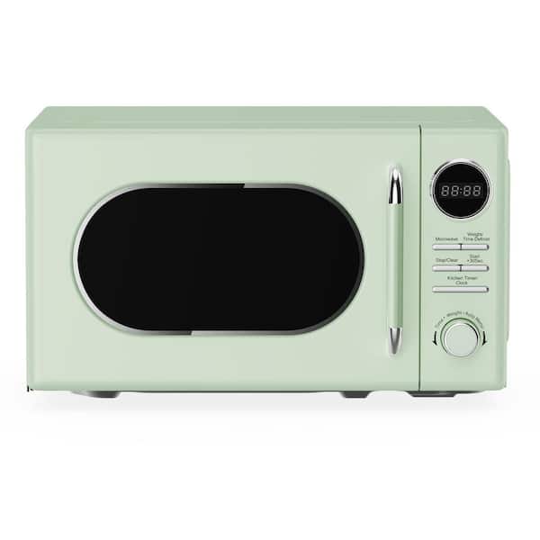 Magic Chef 0.7 cu. ft. Retro Countertop Microwave in Mint MC77CMM - The  Home Depot