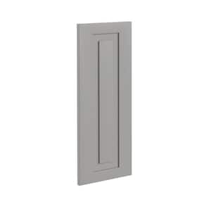 Grayson Pearl Gray Plywood Shaker Assembled Kitchen Cabinet End Panel 0.75 in W x 12 in D x 30 in H