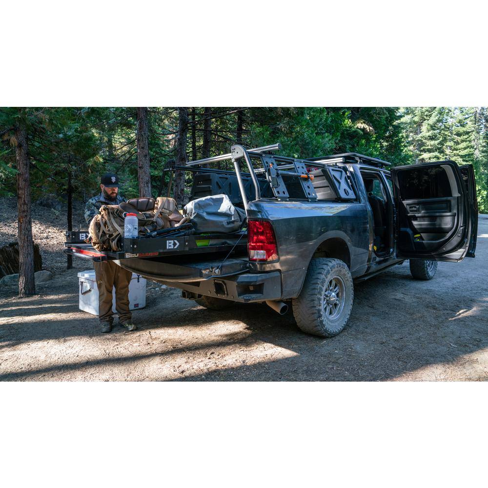 Black Heavy-Duty Sliding Truck Bed Organizer