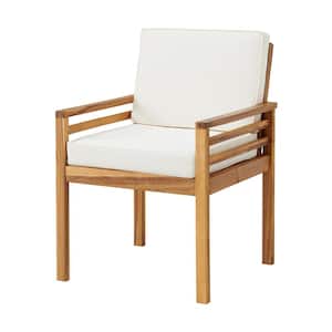 Okemo Acacia Outdoor Dining Chair with Cushion