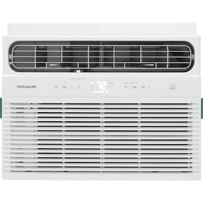 8000 BTU 115-Volt Window Air Conditioner Cools 350 sq. ft. with Heater with Remote in White