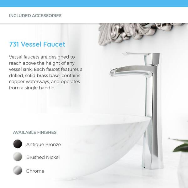 Mr Direct Stone Vessel Sink In Honed Basalt Black Granite With 731 Faucet And Pop Up Drain In Brushed Nickel 862 731 Bn The Home Depot