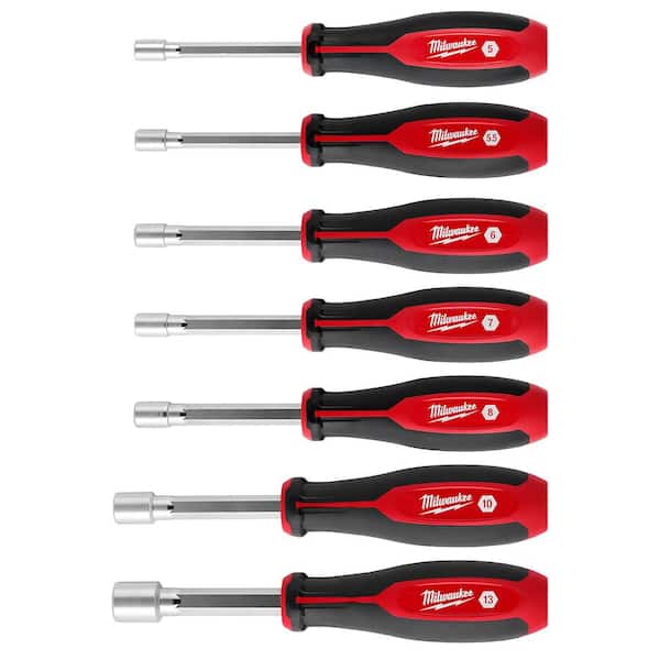 Milwaukee Metric HollowCore Magnetic Nut Driver Set (7-Piece) 48