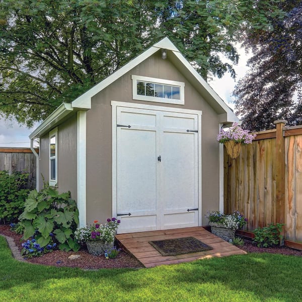 VT 100-Watt Equivalent Integrated LED Gray Weather Resistant Canopy Light, 2700K