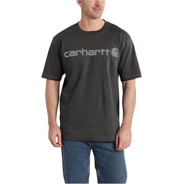 Carhartt Men's X-Large Peat Cotton/Graphic Signature Logo