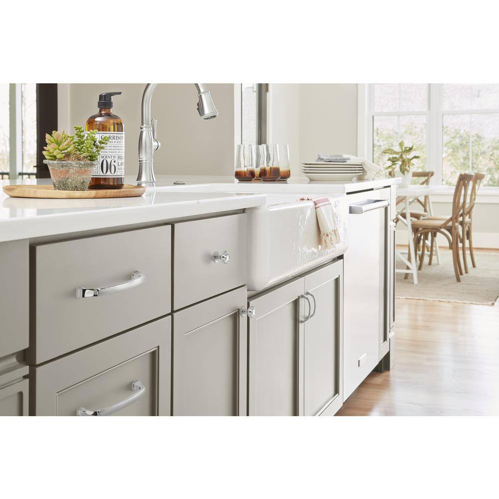 Polished Chrome Traditional Cabinet Drawer Pull with Mounting Hardware