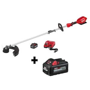 M18 FUEL 18V Lithium-Ion Brushless Cordless String Trimmer w/ QUIK-LOK Attachment Capability W/ 8Ah & 6Ah Battery