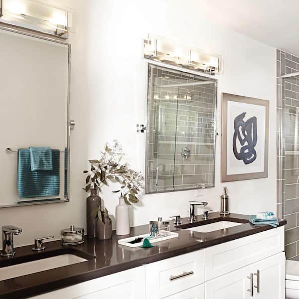 HINKLEY - LATITUDE 26 in. 4-Lights Chrome Vanity Light