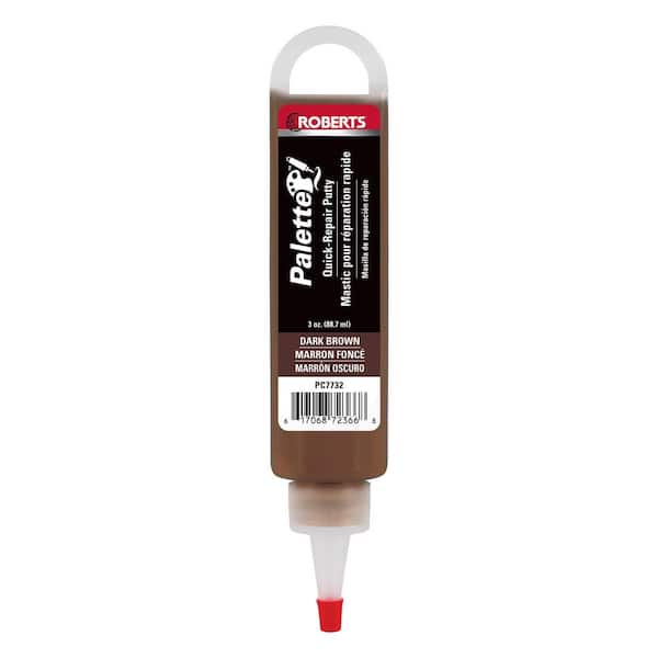 Palette Quick-Repair Putty 3 oz. Dark Brown for Wood, Laminate, and Vinyl Flooring