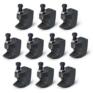 Junior Beam Clamp for 1/2 in. Threaded Rod, Uncoated Steel (10-Pack)