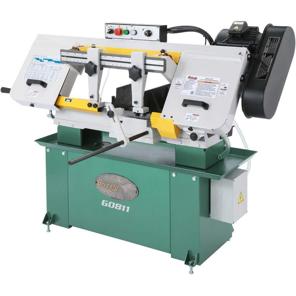 Grizzly Industrial 9 in. x 16 in. Metal-Cutting Bandsaw -  G0811