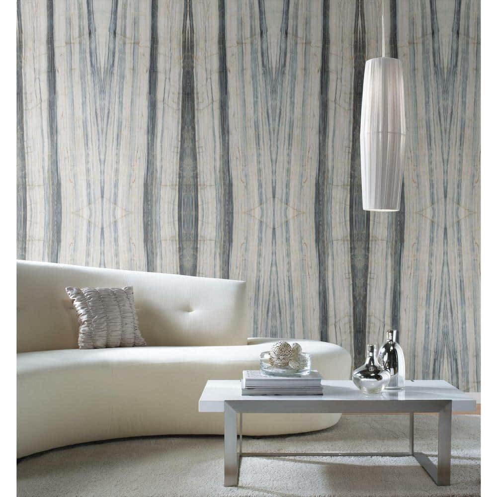 Gray and Blue Spanish Marble Peel and Stick Wall Mural