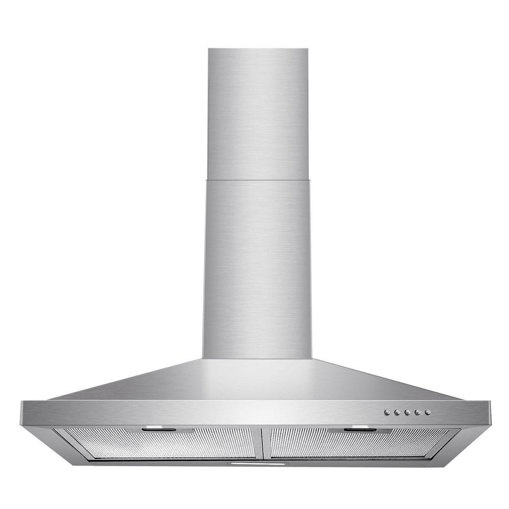30 in. 450 CFM Wall Mount Range Hood in Stainless Steel with LED Light price history on PriceWatchPro