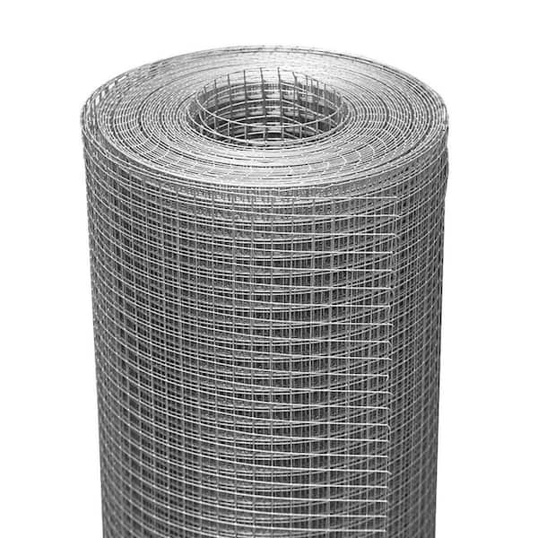 1/2 in. x 3 ft. x 50 ft. Hardware Cloth, Hot-Dip Galvanized After Welding, Galvanized Wire Mesh Roll, Chicken Fencing