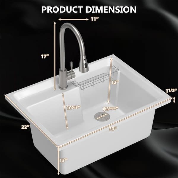 SINKI セール‼︎ Kindred Steel Queen Drop In Sink QSL2225-12-1N Stainless