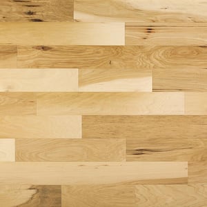 Heritage 3/8 in. W T x 5 in. W x Vary Length Natural Engineered Hickory Hardwood Flooring (32.81 sq. ft./case)