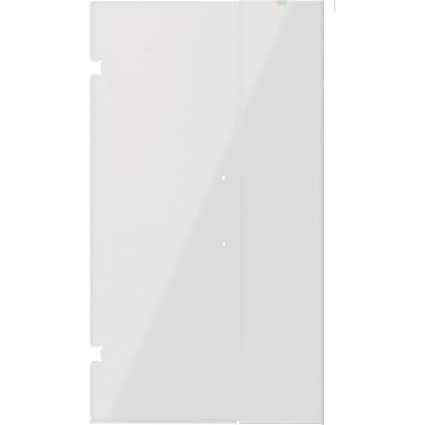 Heavy Hinge 26.57 in. W x 72 in. H x 5/16 in. (8 mm) Pivot Shower Door Glass Panels in Clear Glass (For 42-44 in. Doors)
