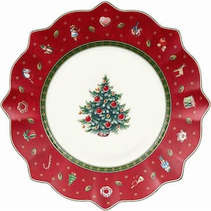 Toy's Delight 9.5 in. Red Salad Plate