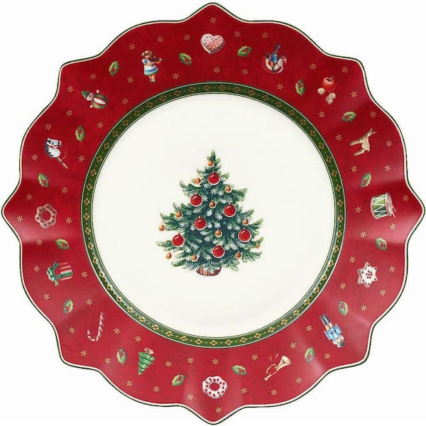Villeroy & Boch Toy's Delight 9.5 in. Red Salad Plate