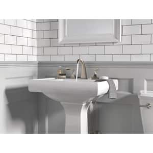 Everly 8 in. Widespread 2-Handle Bathroom Faucet in SpotShield Brushed Nickel